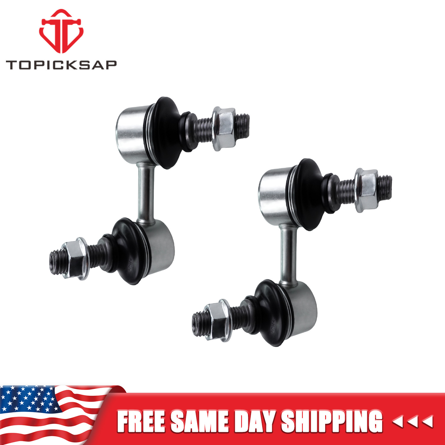 Pair (2) Front Sway Bar End Stabilizer Link for Honda Civic Acura RSX K90454 Kit