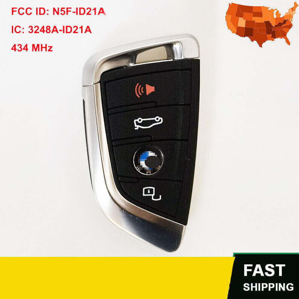New For 14-2018 BMW 4 Button OEM Smart Key Remote Fob - N5F-ID21A 04047-17-02336