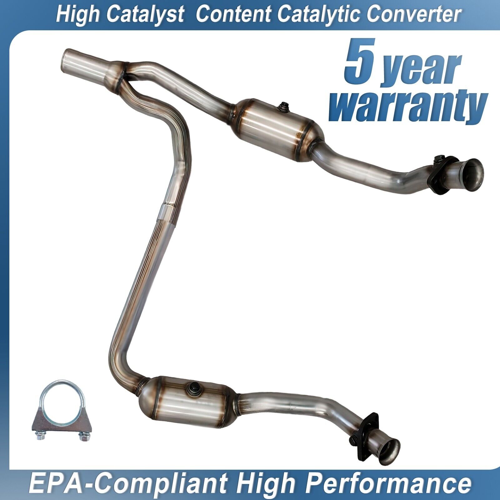 For 2010 2011 Jeep Wrangler 3.8L Catalytic Converter complete set EPA