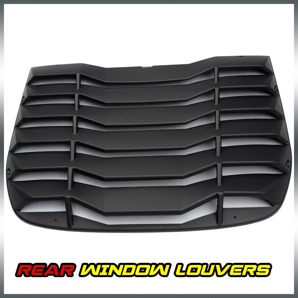 Fit For 09-20 Nissan 370Z Coupe Rear Window Scoop Louver Sun Shade Cover ABS