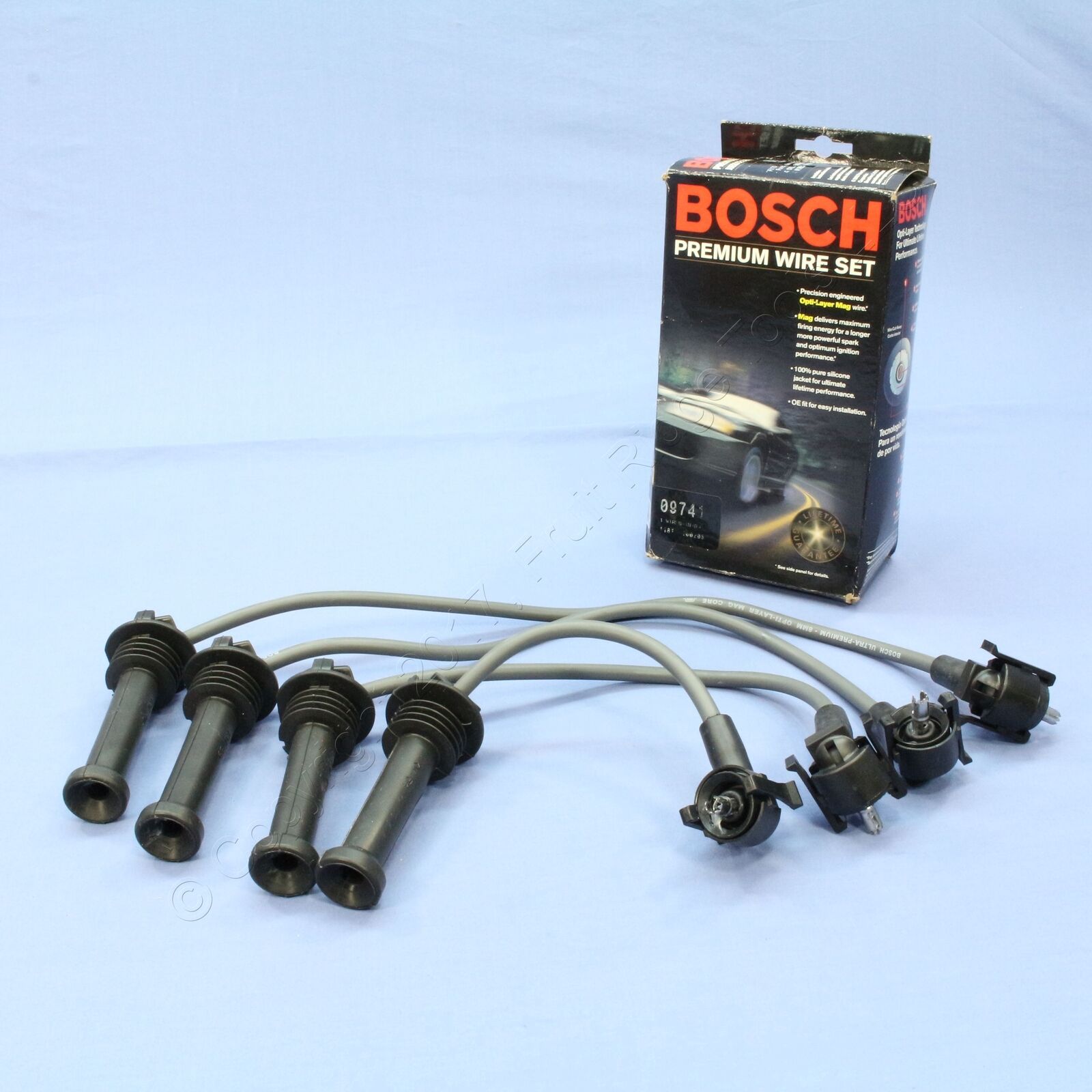 Bosch 09741 Spark Plug Wire Set for 95-99 Contour Mystique 98-02 Escort I4