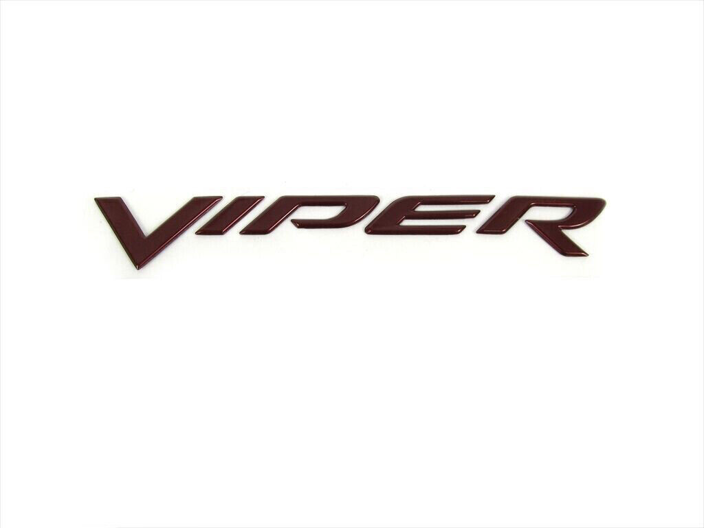 2008-2009 Dodge Viper Red VIPER Emblem/Nameplate For Rear Bumper OEM NEW MOPAR