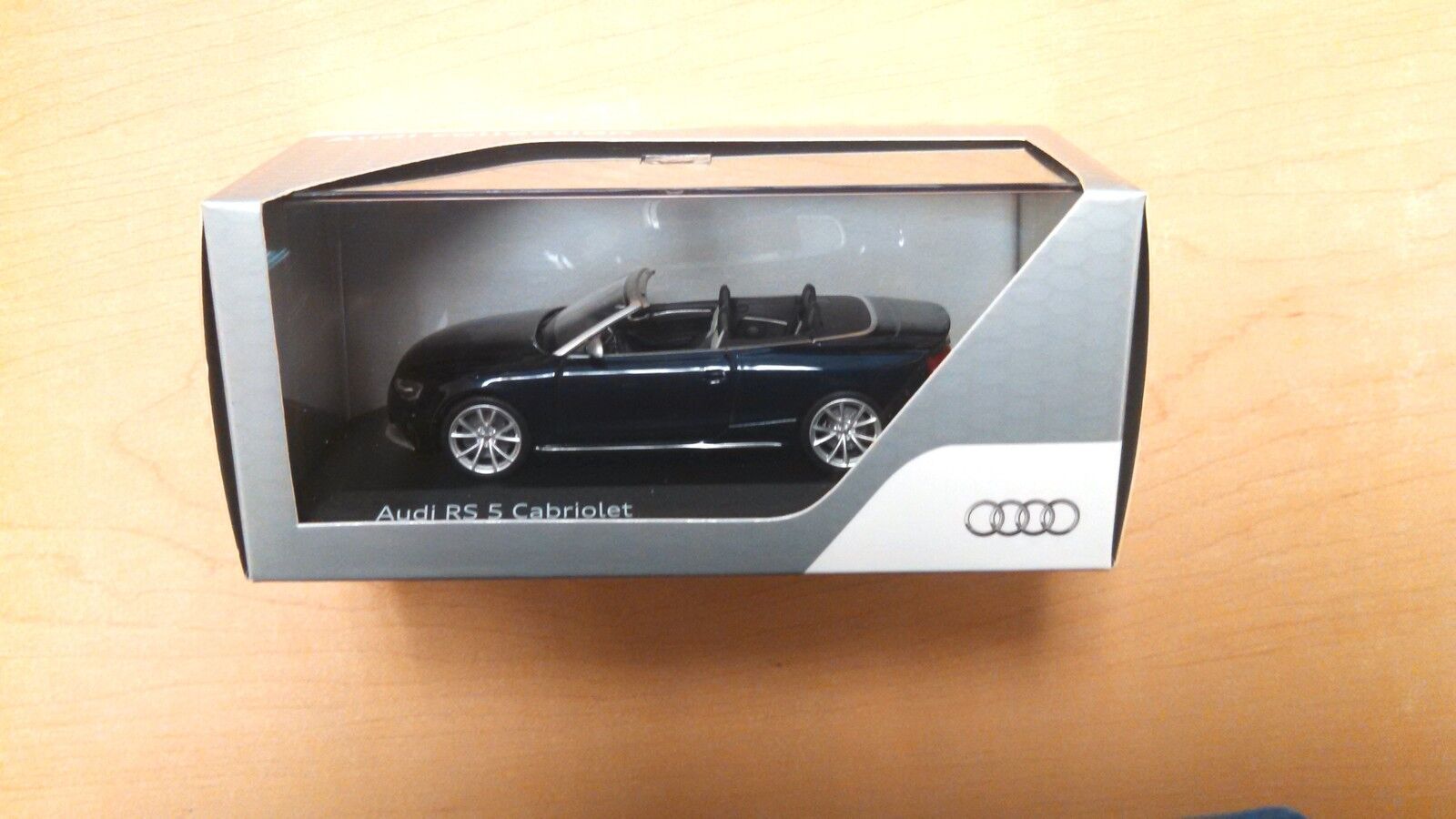 Audi Collection AUDI RS5 CABRIOLET 1:43 SCALE MODEL-BLUE AHS-119-BLU