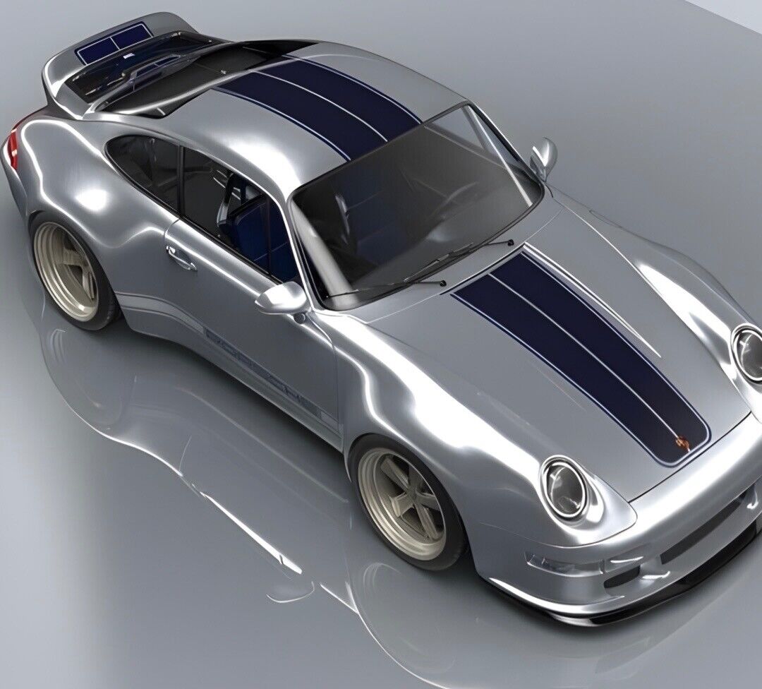 Custom Full Sport Classic Decals Set For Porsche 911 1964-1997 964 993 930