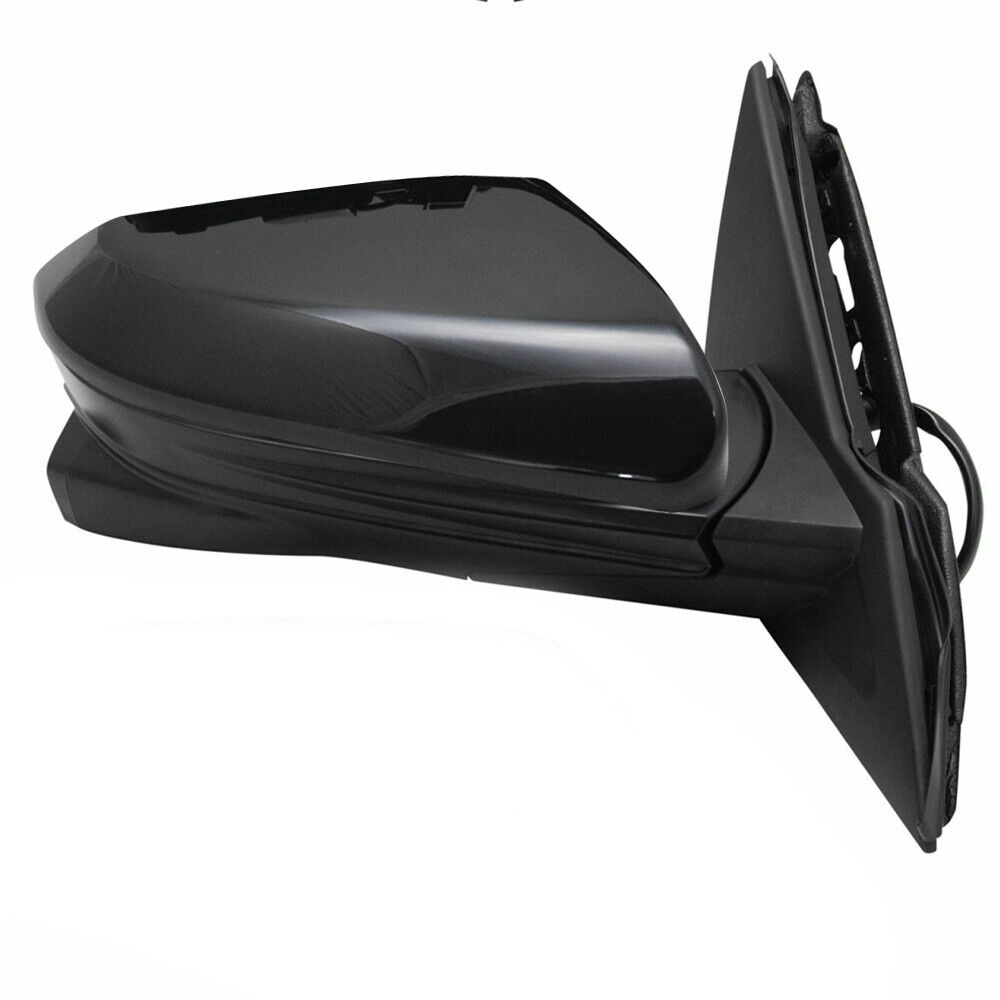 Passenger Side Mirror Power Heated View Camera Black For Honda Civic Sedan 16-20