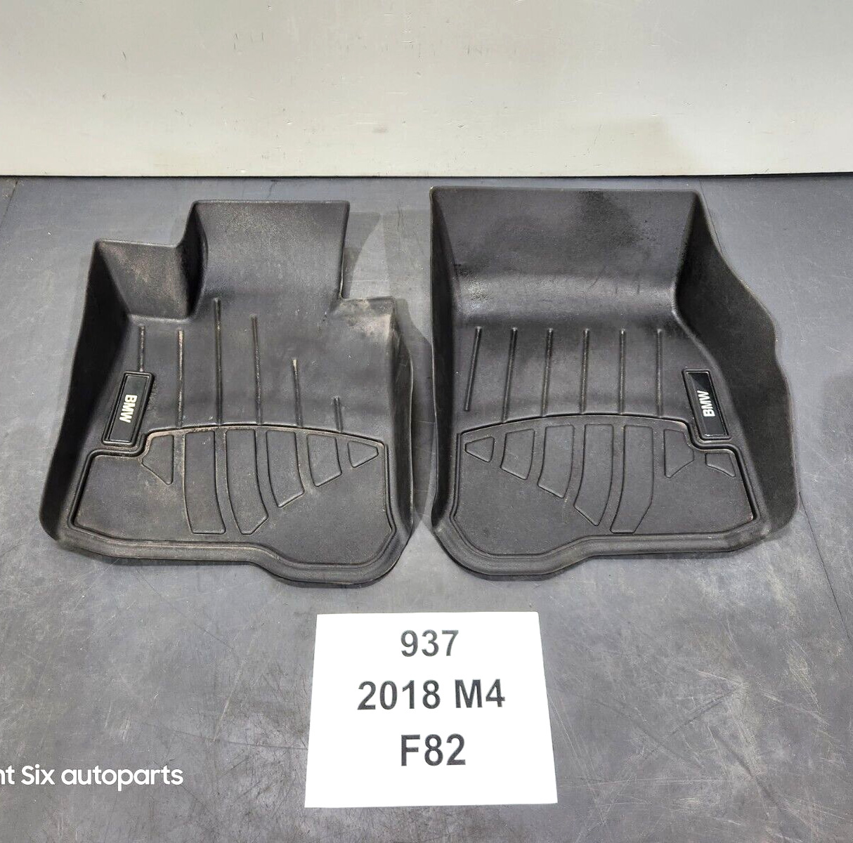 ✅ 15-20 OEM BMW M4 F82 Front Rear Carpet All Weather Floor Mats SET
