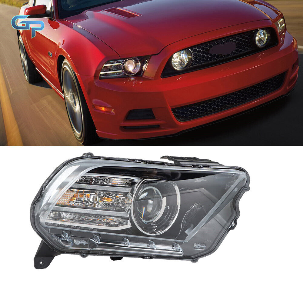 For 2013-2014 Ford Mustang HID/Xenon Headlight Headlamp w/LED DRL Right Side