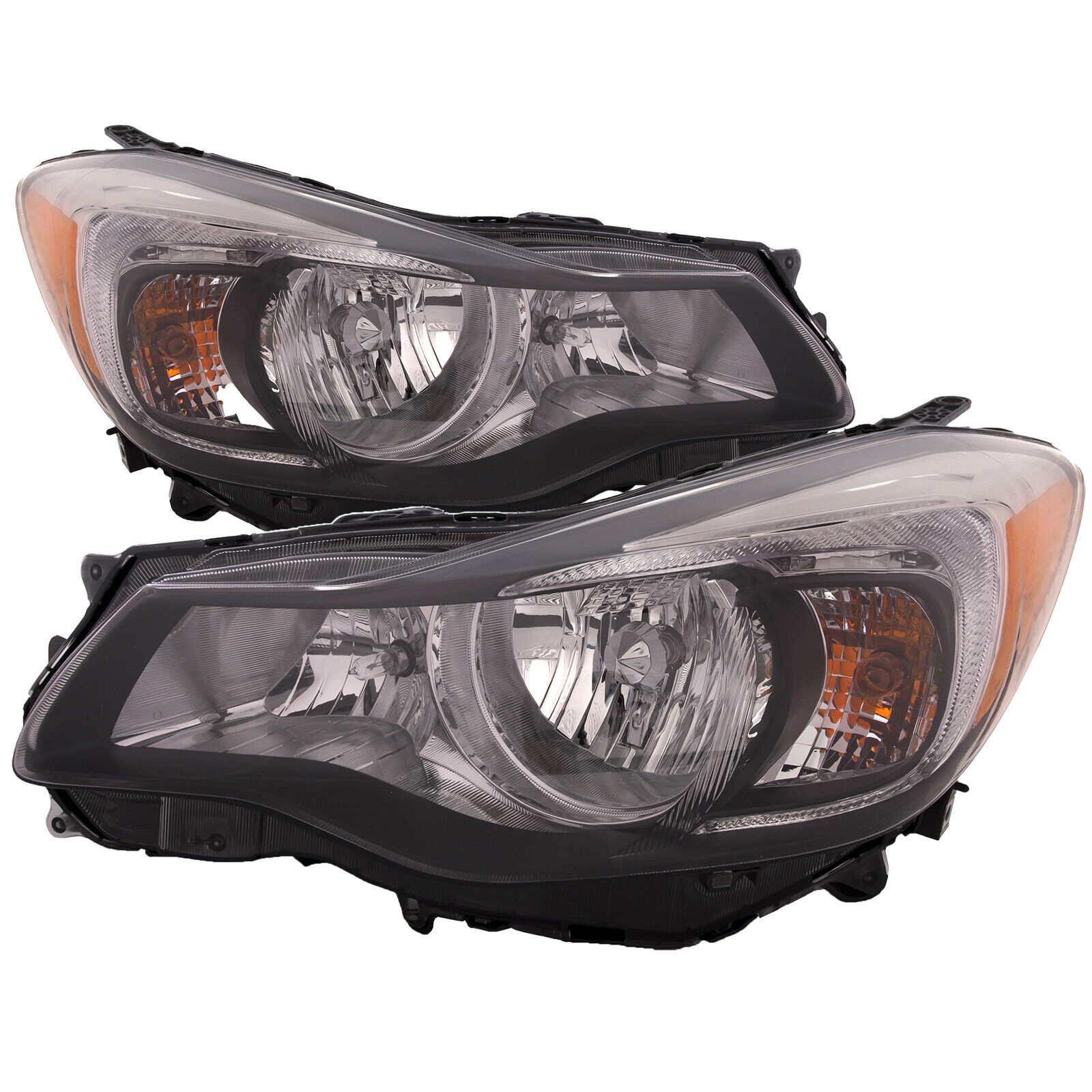 Fits 12-16 Subaru Impreza & XV Crosstrek Headlights Halogen w/Performance Lens