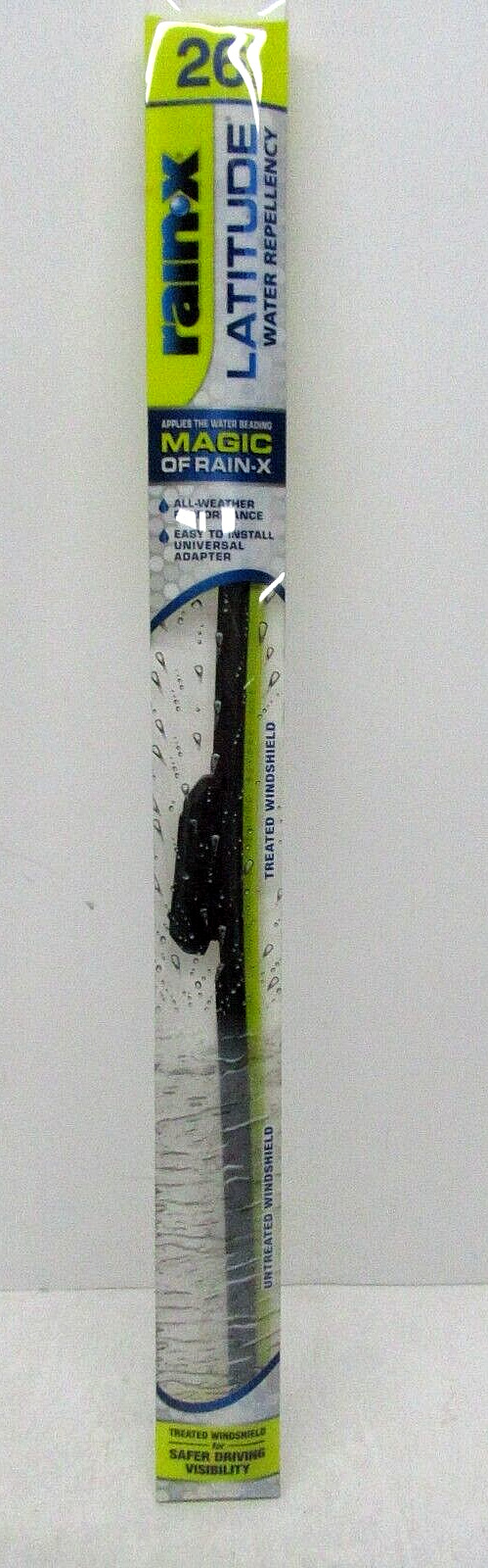 Rain-X 5079281-2 Latitude 2-IN-1 Water Repellency Wiper Blade, 26\