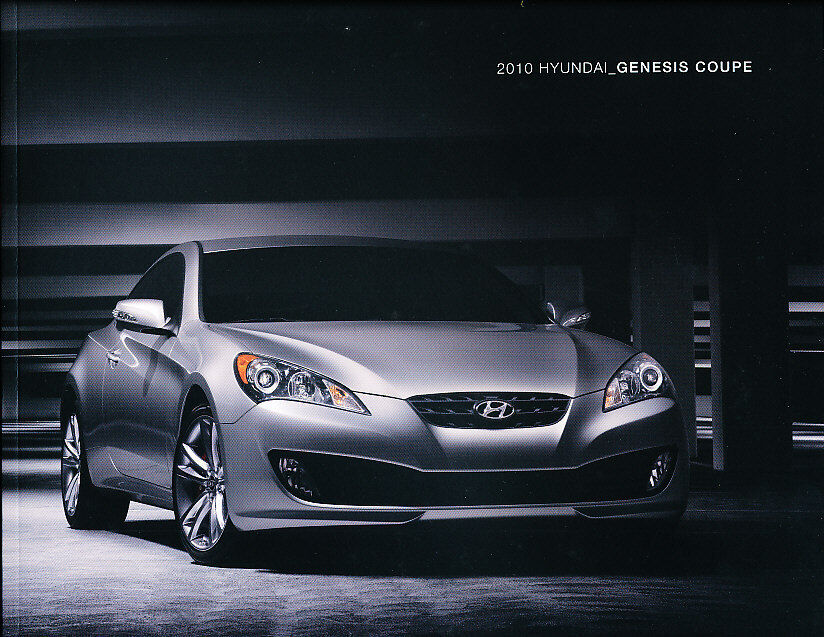 2010 Hyundai Genesis Coupe 32-page Original Sales Brochure Catalog