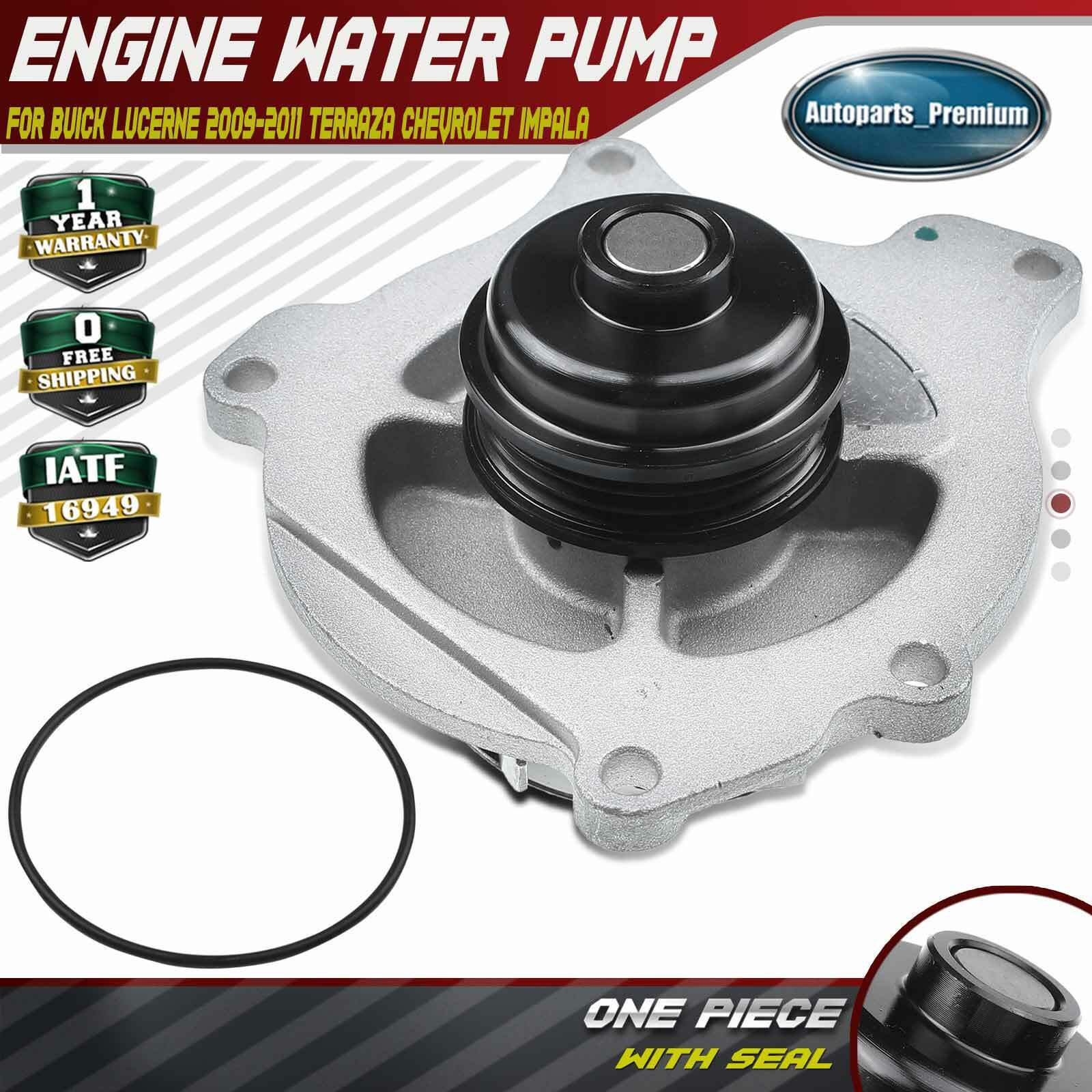 Engine Water Pump with Seal for Buick Lucerne Cadillac DTS 2006-2011 V8 4.6L Gas