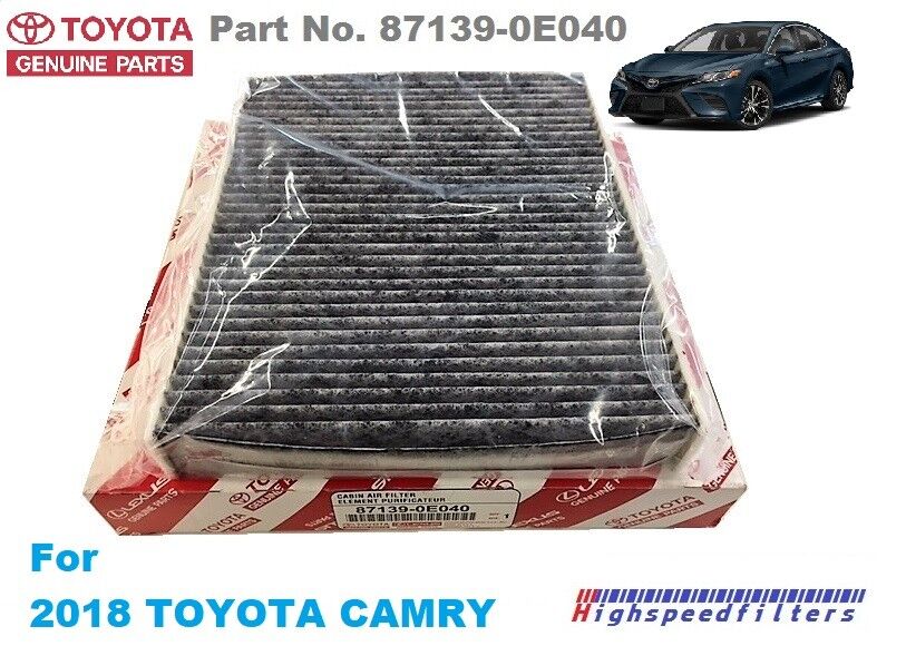 GENUINE OEM LEXUS CARBONIZED Cabin Filter for THE NEW TOYOTA CAMRY 87139-0E040