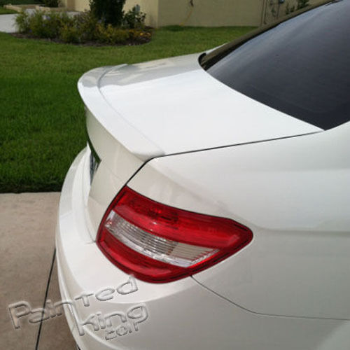 Stock in LA！Paint FOR Mercedes-Benz C Class W204 A Type Trunk Spoiler Color 650