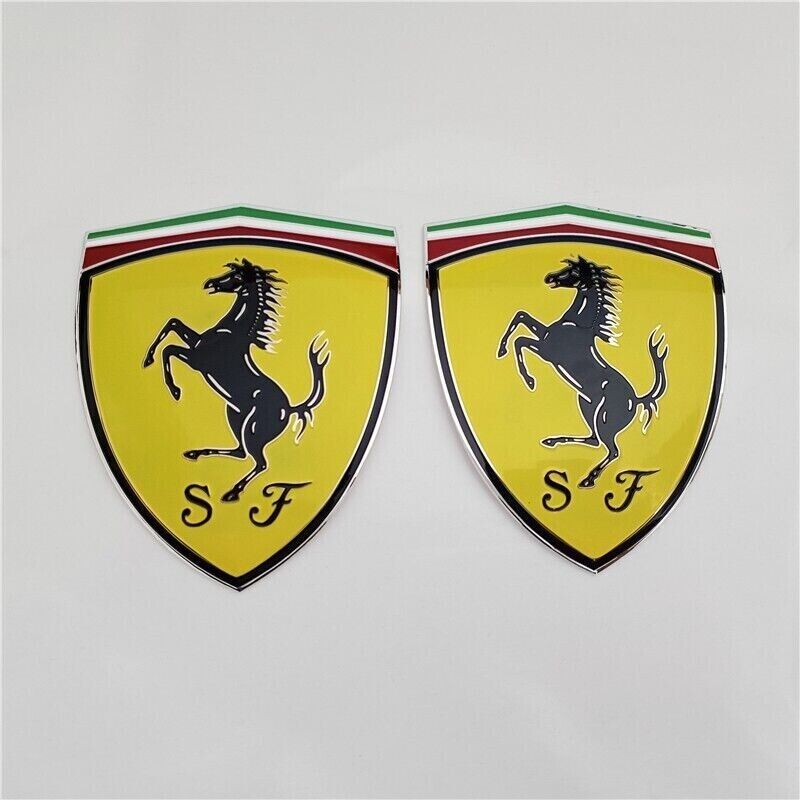 Ferrari 458 Italia 458 Spider& Speciale Fender Shield Badge Emblem Modify