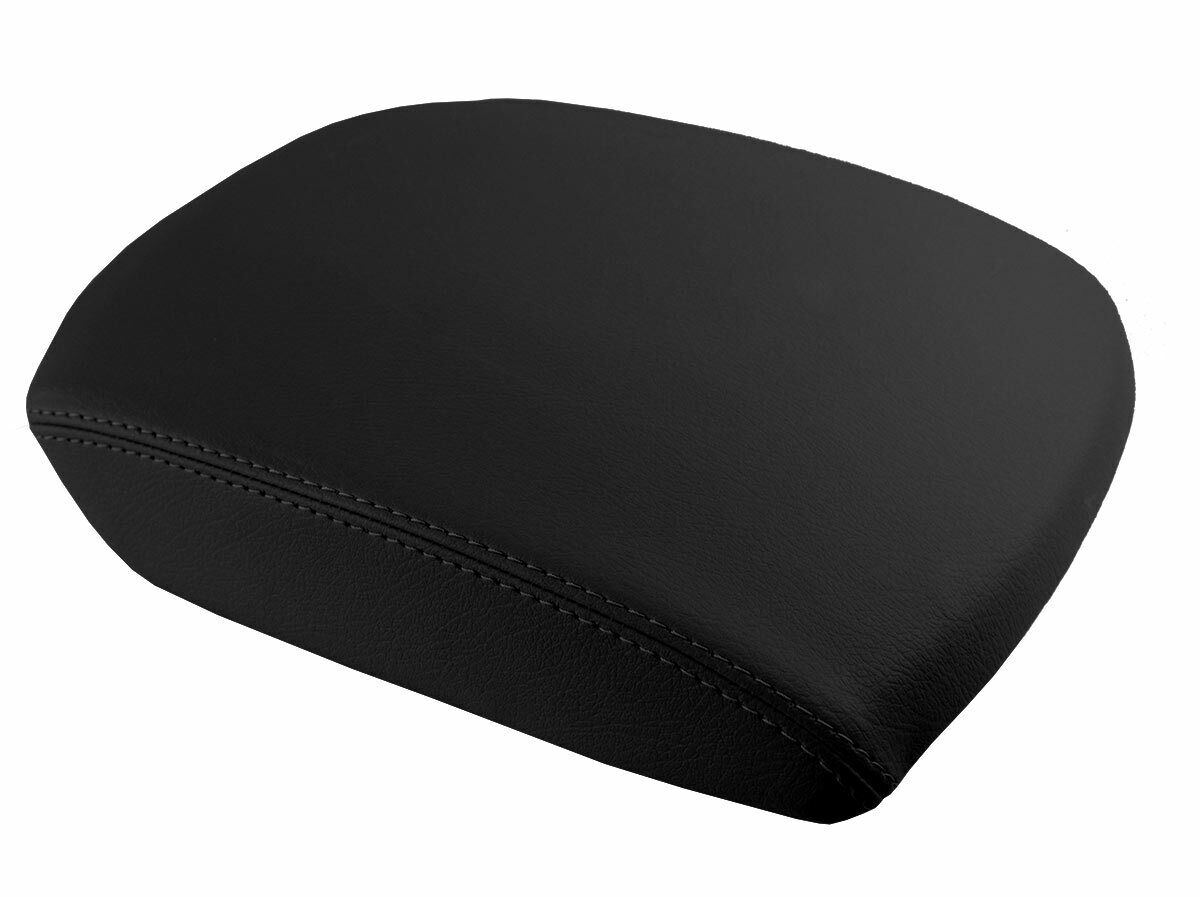 Console Lid Pull Over Armrest Cover Leather for Honda Pilot 2009-2015 Black
