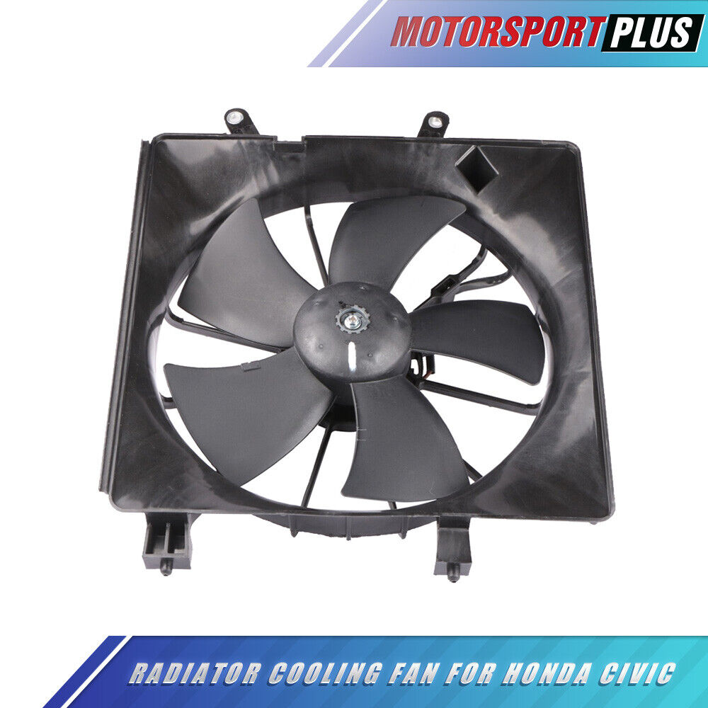 1PC Right Side AC Condenser Radiator Cooling Fan For 2001-2005 Honda Civic