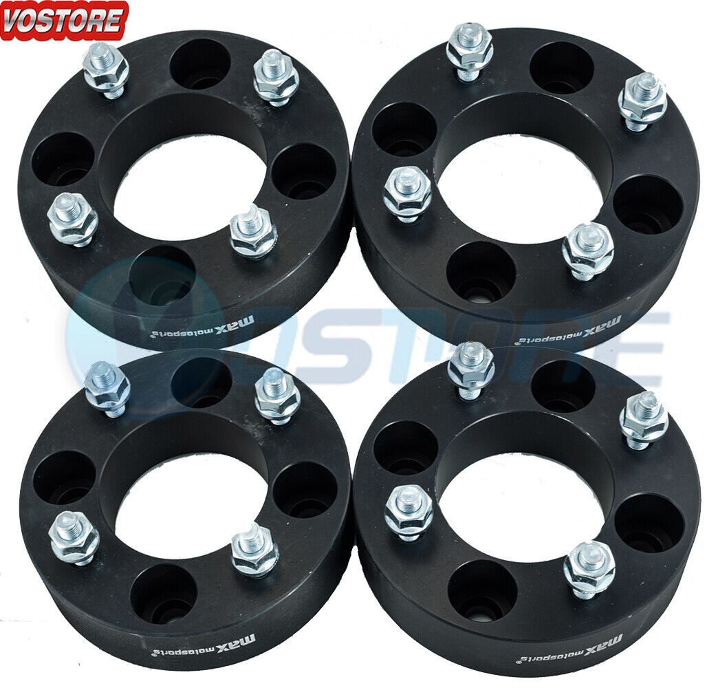 4pc 1.5 inch 4/110 Black Wheel Spacers Adapters for Honda Yamaha Grizzly 4x110