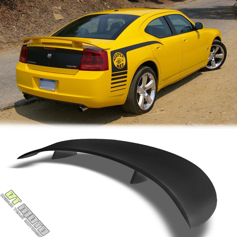 Matte Black 2006-2010 Dodge Charger Factory Style Rear Trunk ABS Spoiler 2-Post