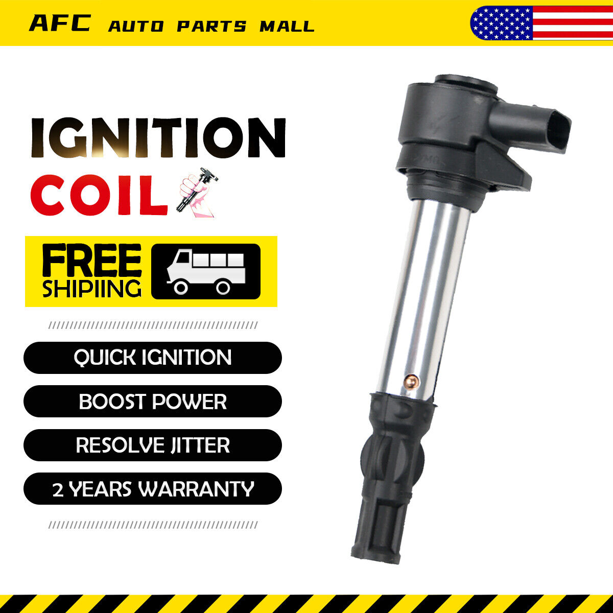 1Pcs Ignition coil for BMW M3 2008-2013 V8 4.0L 12137838388 12137841754 UF597