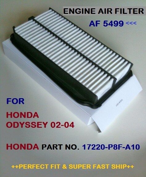 ENGINE AIR FILTER Fits Honda ODYSSEY V6 02-04 AF5499 High Quality+Fast Shipping