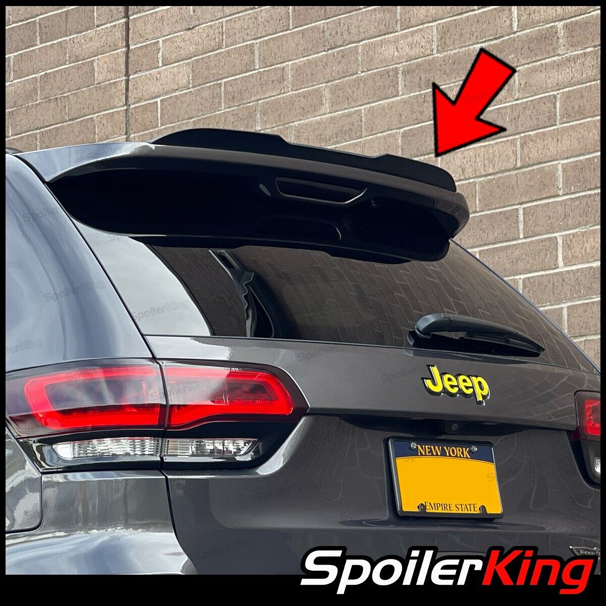 SpoilerKing Rear Add-on Roof Spoiler (Fits: Jeep Grand Cherokee 2014-2021) 284GC