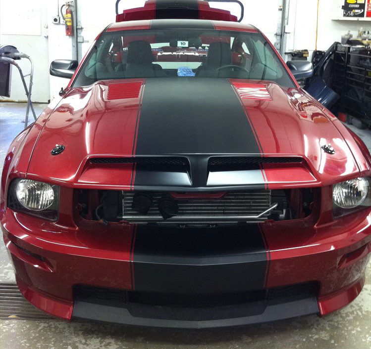 2005-2009 Ford Mustang GT500 GTS Style Hood Ram Air Functional - 1pc Body Kit