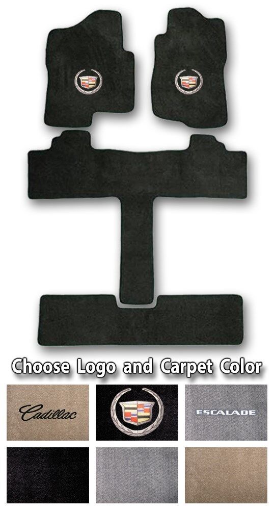 1999-2018 Cadillac Escalade Sport Carpet Floor Mats - Choice of Color & Logo