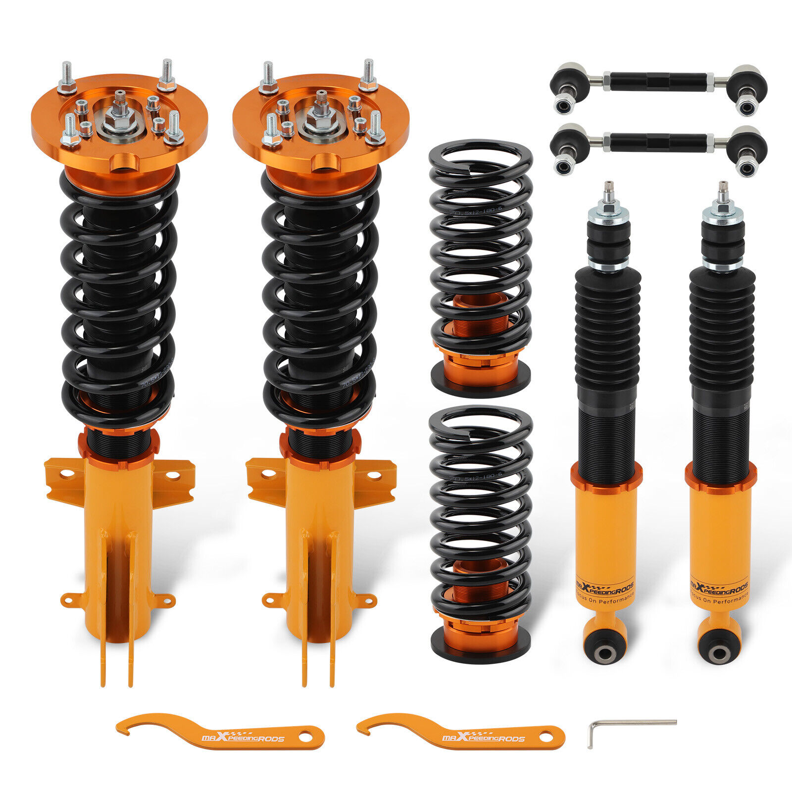 24 Level Damper Adj. Coilovers Struts Absorbers For Ford Mustang 2005-2014