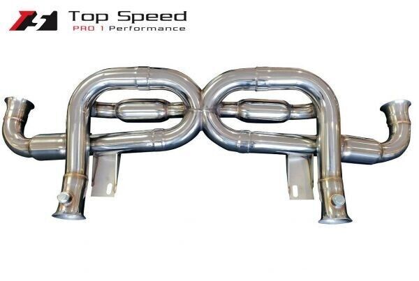 F1 sound muffler for Lamborghini Gallardo (without valve) (Made by Top Speed, US