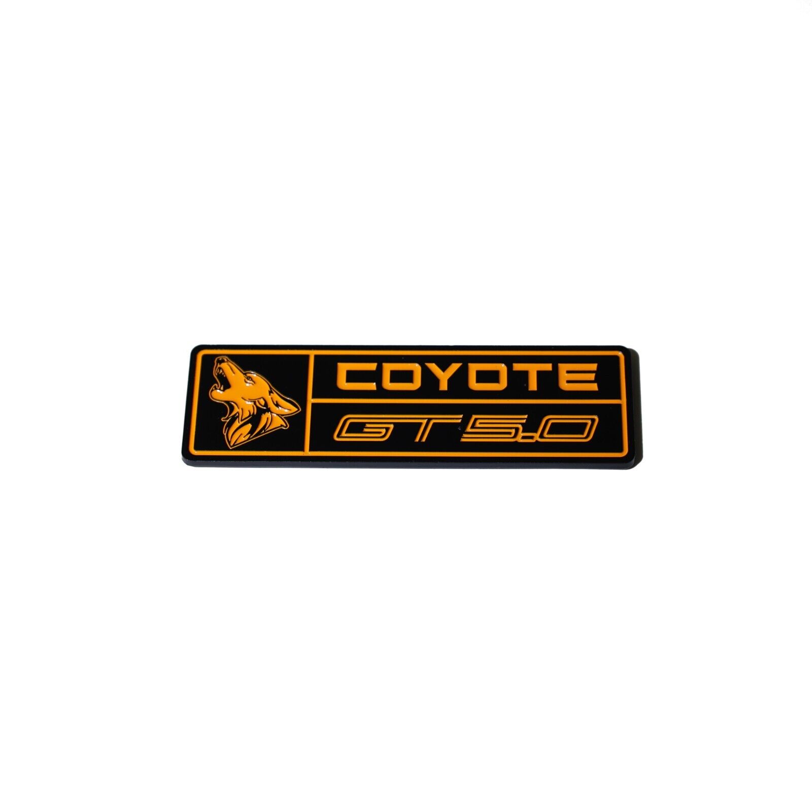 2015+ Ford Mustang - Coyote Dash Plaque - Perfect Fit - Gloss Finish