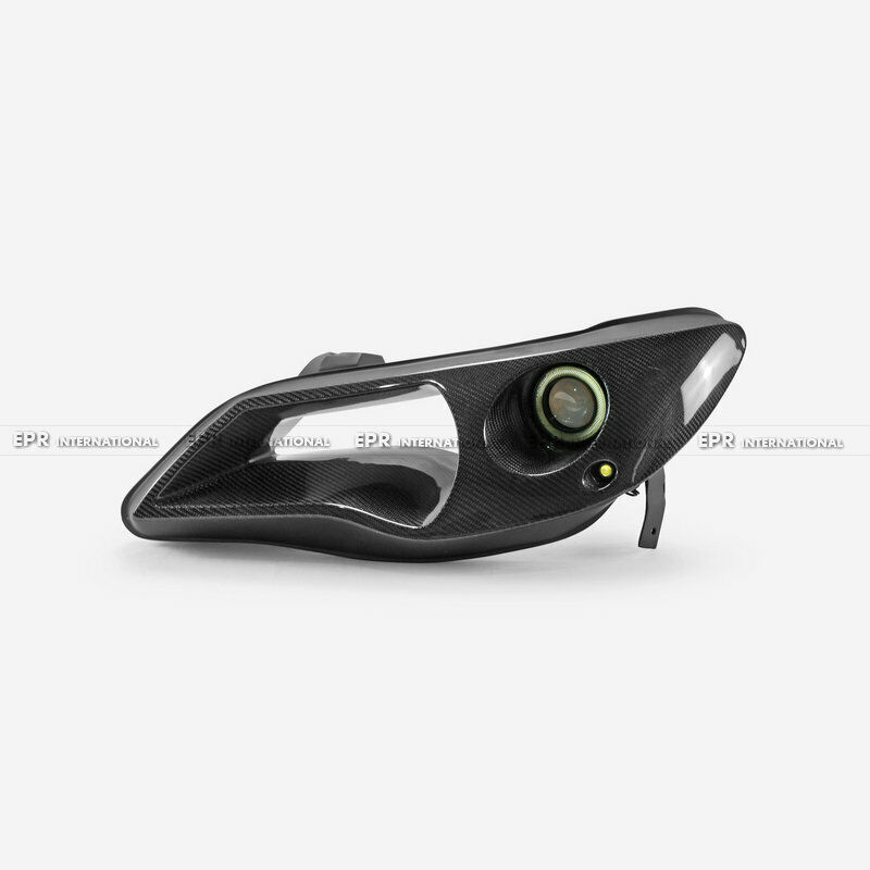 For 06-08 Civic FD2 (LHD) Driver Side Carbon Headlight Air Duct with light & LED