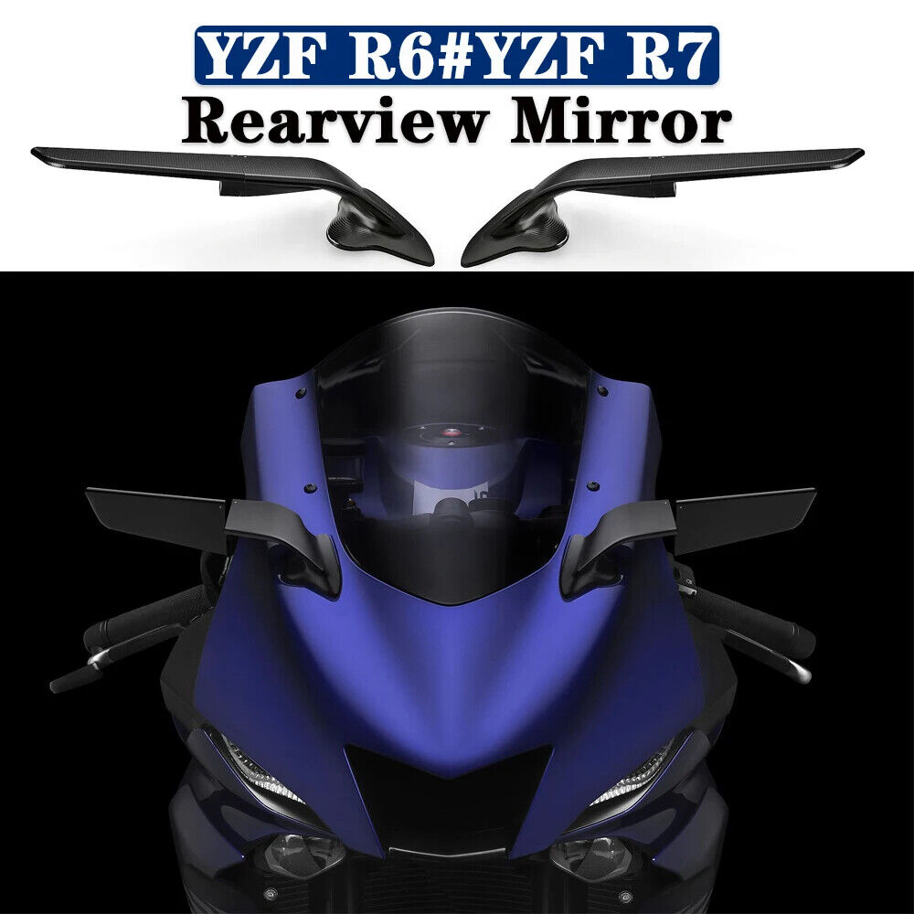 Rearview Side Mirrors 360° Rotatable For Yamaha R1 YZF R6 2017- YZF R7 2021-
