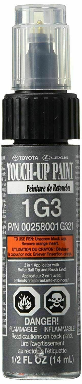 Genuine Toyota Magnetic Gray 1G3 Touch-Up Paint .5oz 00258-001G3-21