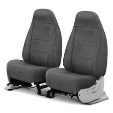 For Porsche Boxster 05-12 Coverking Velour 1st Row Gray Custom Seat Covers picture