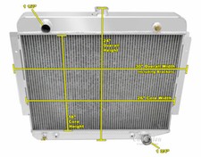 Champion 3 Row Aluminum Radiator for 1974 1975 1976 1977 1978 Dodge Ramcharger picture