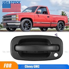 Door Handle Outside Exterior Black Front Left LH Driver Side For Chevy GMC New picture