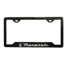 Maserati Real 3K TwillWeave Carbon Fiber License Plate Frame Holder picture