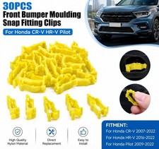 30pcs Nylon Front Bumper Moulding Snap Fitting Clips for Honda CR-V HR-V Pilot picture