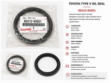 Wheel Seal (Left, Right, Front) - Toyota (90312-95001) picture