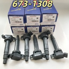 New 6x DENSO 673-1308 Ignition Coils 90919-02248 For 03-20 & Lexus I4 V6 picture