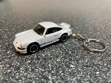 Fits Porsche 911 Carrera RS 2.7 Keychain Hot Wheels Car Custom picture