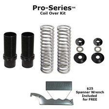 UPR 79-04 Mustang Coil Over Kit 14/175 Springs Pro-Series Kit Lowering - Black picture