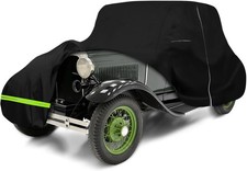 1928-1931 Ford Model A Coupe/Roadster Waterproof Car Cover with Zipper Doors picture