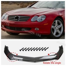 Carbon Fiber Style Front Bumper Lip Chin Splitter For Mercedes-Benz SL500 SL600 picture