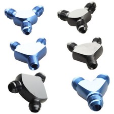 ADLERSPEED Aluminum AN4 AN6 AN8 AN10 AN12 16 Male Flare Y Block Fitting Adapter picture