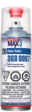 SprayMax 3680067 2K Clear Satin Aerosol Spray Can picture