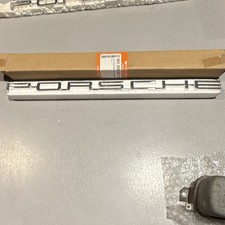 Porsche Decklid Logo Silver 911/912 65-69 901-559-301-21 NEW 901.559.301.21 picture