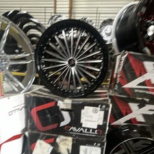 20in Cavallo CLV-32 Black And Machine Wheels 20x8.5 5x108(set of 4) picture