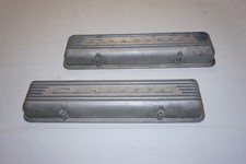 1956-1959 C1 Corvette 7 Fin Aluminum Valve Covers NOS GM 3726086 picture