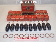 ( 1 ) .. ‘NOS’ Champion 2 Com-L Spark Plug .. take-apart design .. Made in USA picture